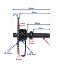 LevneMoto - Ozubené kolo startéru skútr 125cc 4t