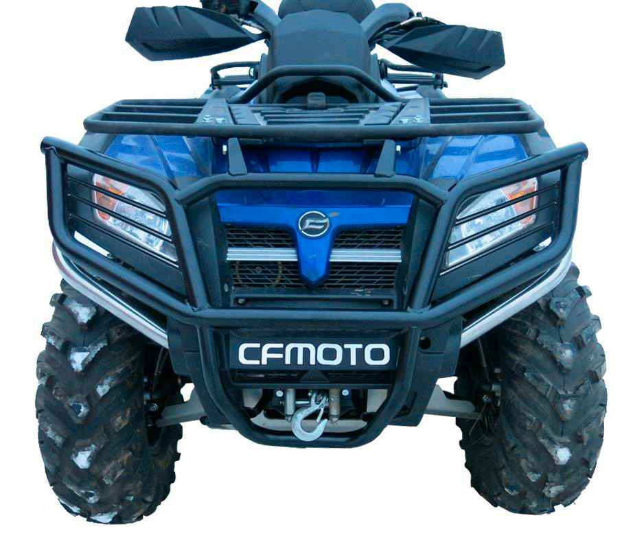 LevneMoto - ALUMINIUM FRONT BUMPER BLACK - CFMOTO X8