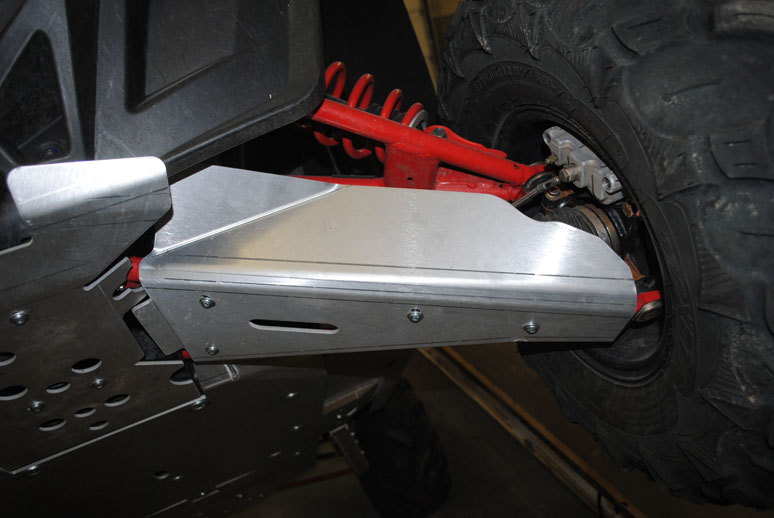 LevneMoto - Ricochet ATV Polaris RZR 900 4 seat, Skidplate Set