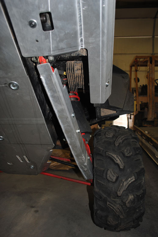 LevneMoto - Ricochet ATV Polaris RZR 900 4 seat, Skidplate Set