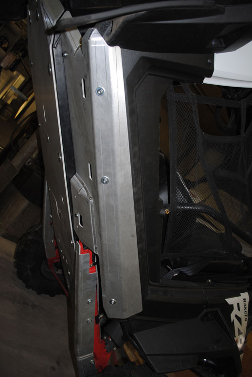 LevneMoto - Ricochet ATV Polaris RZR 900 4 seat, Skidplate Set