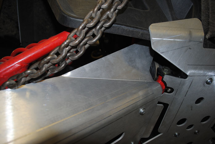 LevneMoto - Ricochet ATV Polaris RZR 900 4 seat, Skidplate Set