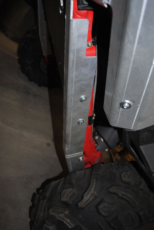 LevneMoto - Ricochet ATV Polaris RZR 900 4 seat, Skidplate Set