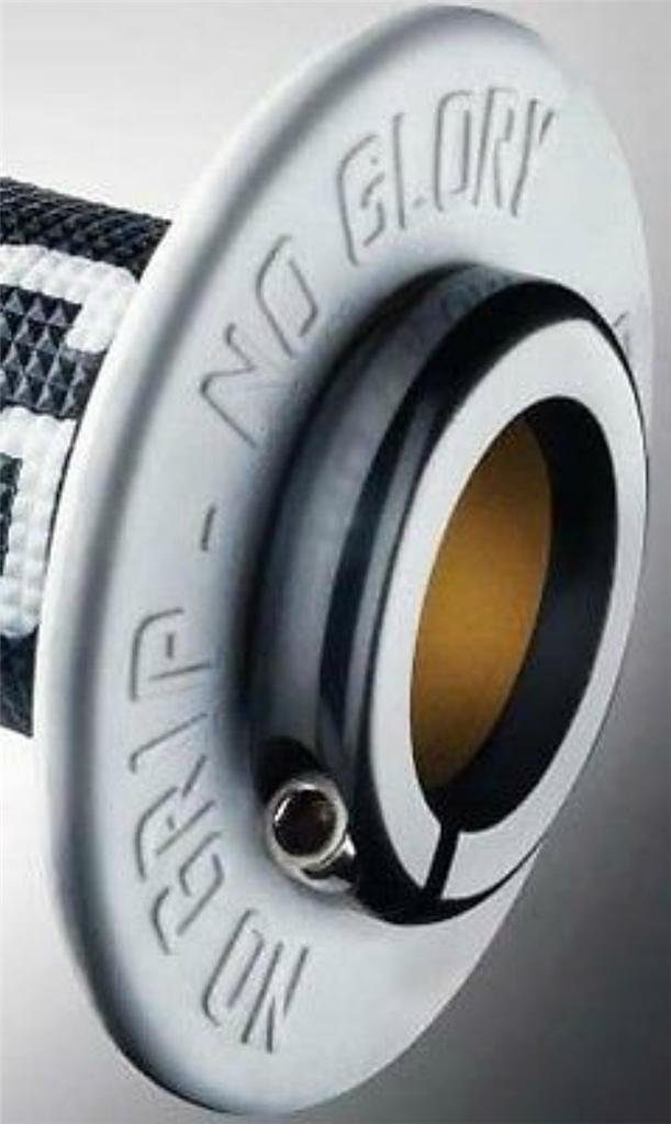 LevneMoto - ODI GRIPS MX Lock-on v2 EMIG 4-Stroke Black/White