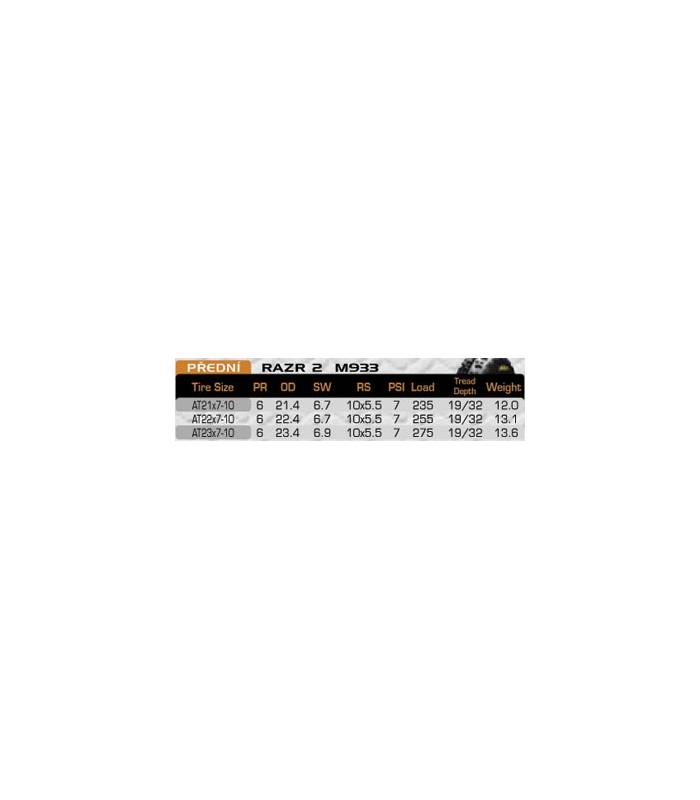 LevneMoto - Pneu Maxxis M-933 ( 21x7.00 - 10 ) 6PR