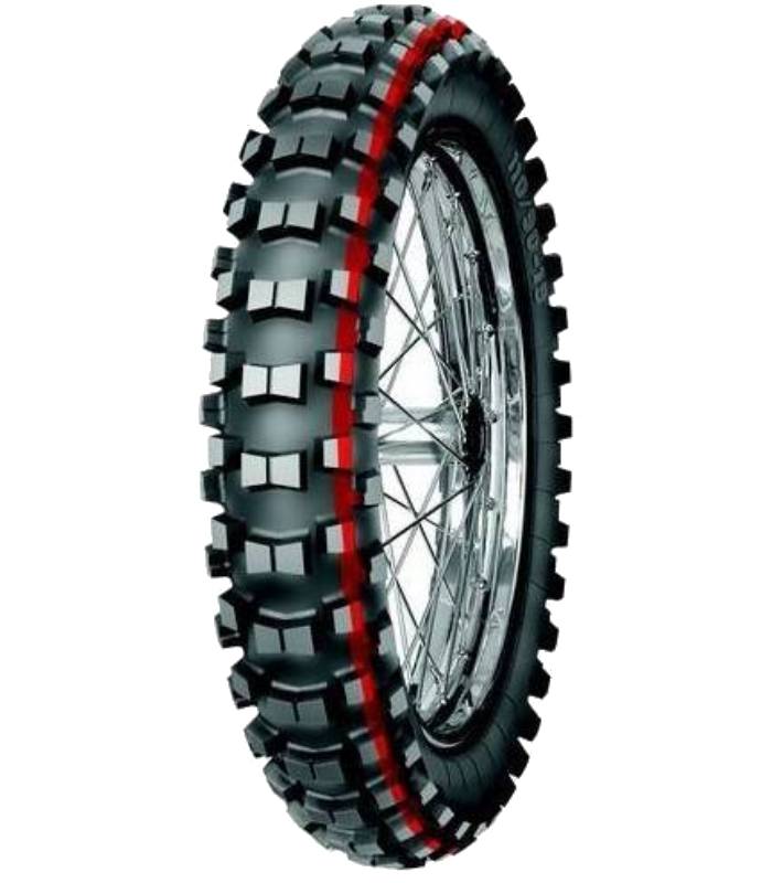 LevneMoto - Pneu 80/100-12 (50M) C-20 TT (červený pruh), MITAS - ČR