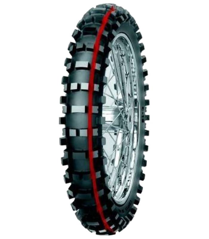 LevneMoto - Pneu 100/90-19 (57M) C-12 TT (červený pruh), MITAS - ČR