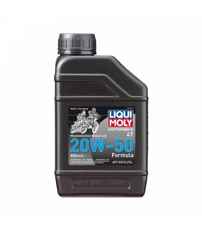 LevneMoto - LIQUI MOLY Motorbike 4T 20W-50 Formula - minerální motorový olej 800ml