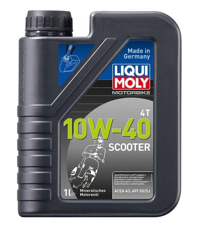 LevneMoto - LIQUI MOLY Motorbike 4T 10W-40 Scooter - minerální motorový olej 1l
