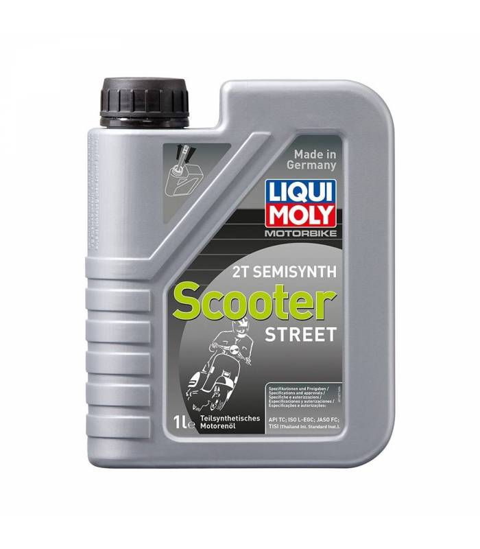 LevneMoto - LIQUI MOLY Motorbike 2T Semisynth Scooter - polosyntetický motorový 2T olej 1l