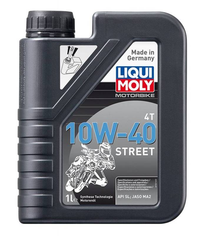 LevneMoto - LIQUI MOLY Motorbike 4T 10W-40 Street - polosyntetický motorový olej 1l