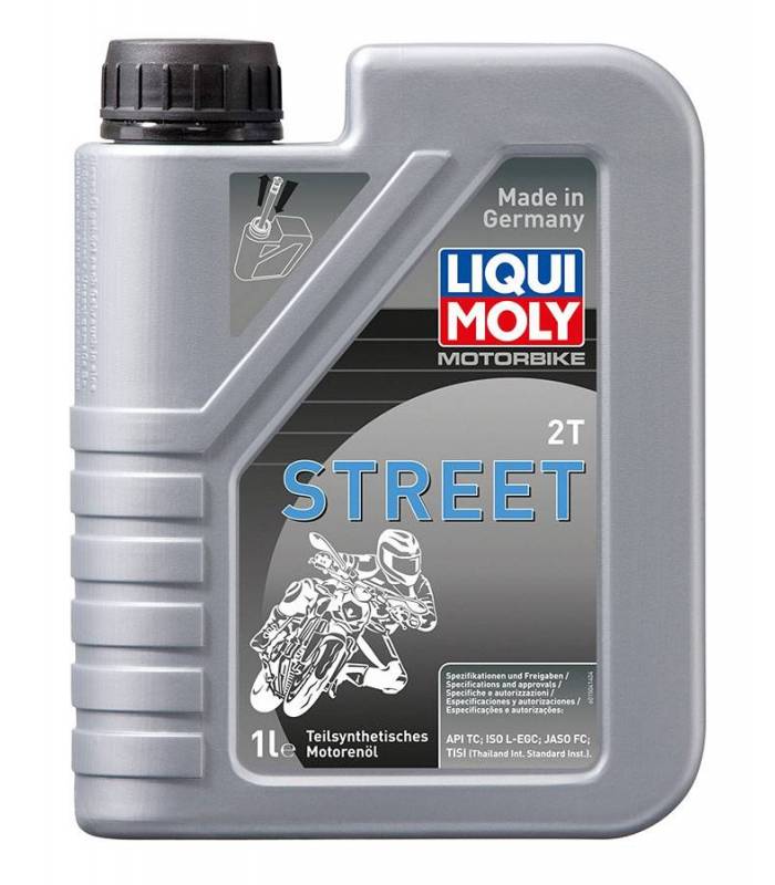 LevneMoto - LIQUI MOLY Motorbike 2T Street - polosyntetický motorový 2T olej 1l