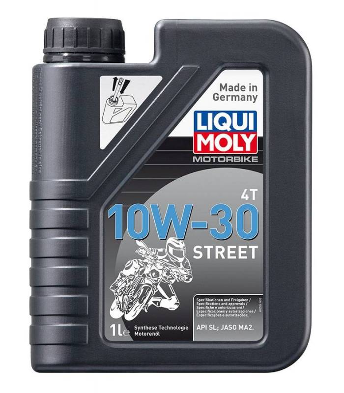 LevneMoto - LIQUI MOLY Motorbike 4T 10W-30 Street -polosyntetický motorový olej 1l