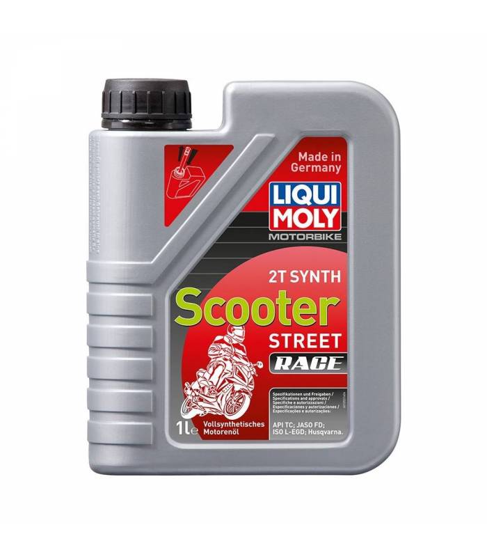 LevneMoto - LIQUI MOLY Motorbike 2T Synth Scooter Race - plně syntetický motorový 2T olej 1l