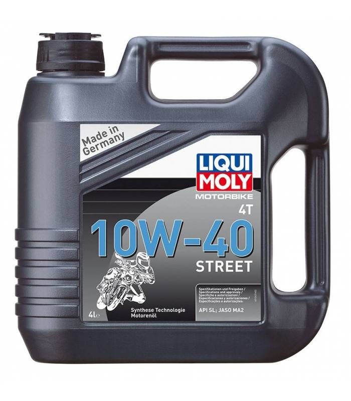 LevneMoto - LIQUI MOLY Motorbike 4T 10W-40 Street - polosyntetický motorový olej 4l