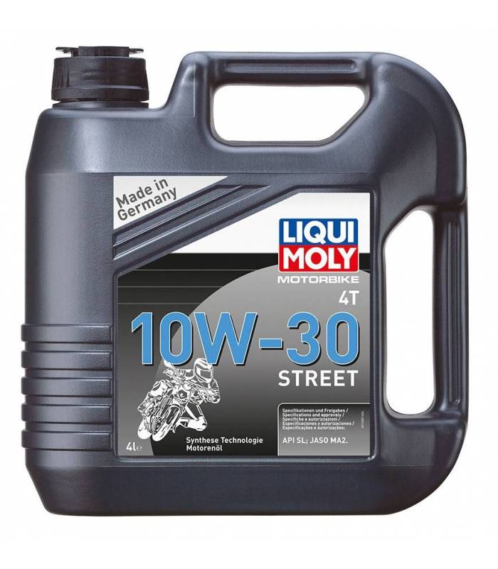 LevneMoto - LIQUI MOLY Motorbike 4T 10W-30 Street - polosyntetický motorový olej 4l