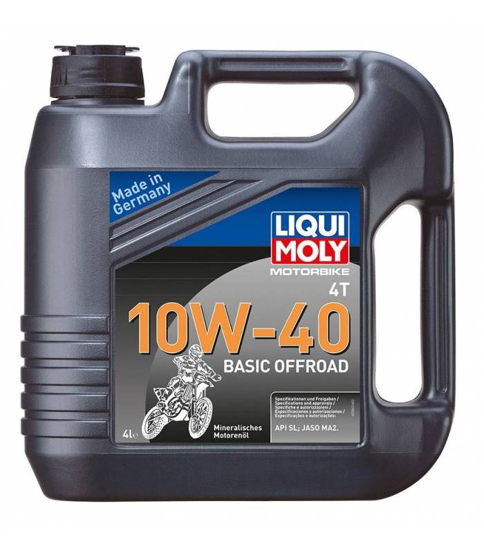 LevneMoto - LIQUI MOLY Motorbike 4T 10W-40 Basic Offroad - plně syntetický motorový olej 4l