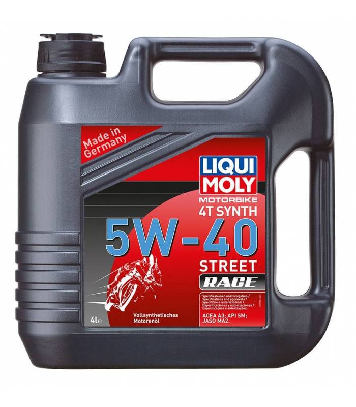 LevneMoto - LIQUI MOLY Motorbike 4T Synth 5W-40 Race - plně syntetický motorový olej 4l