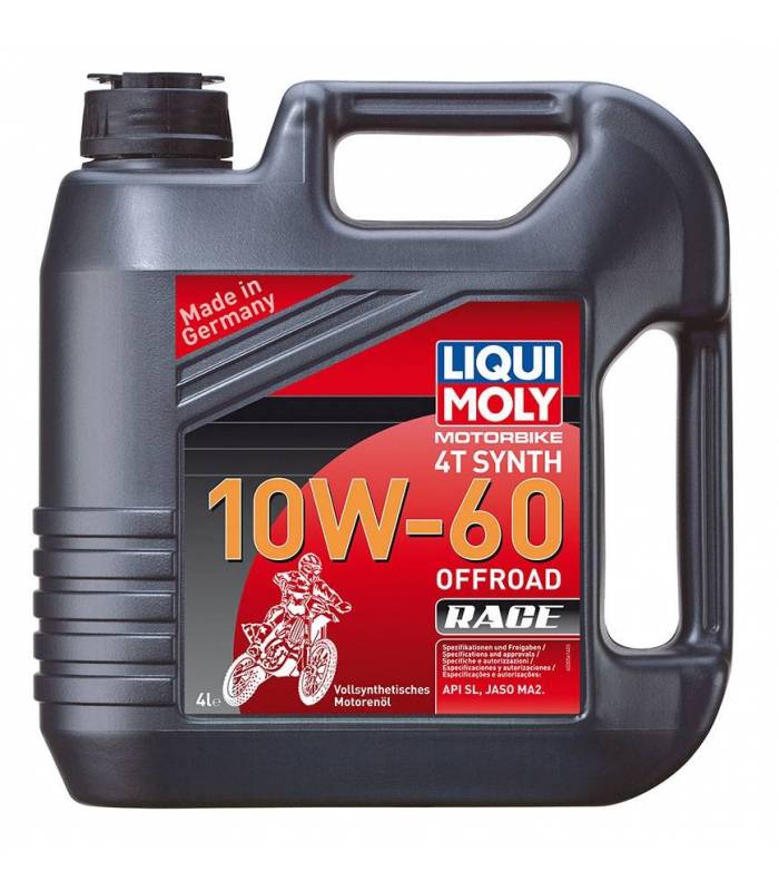 LevneMoto - LIQUI MOLY Motorbike 4T Synth 10W-60 Offroad Race - plně syntetický motorový ole