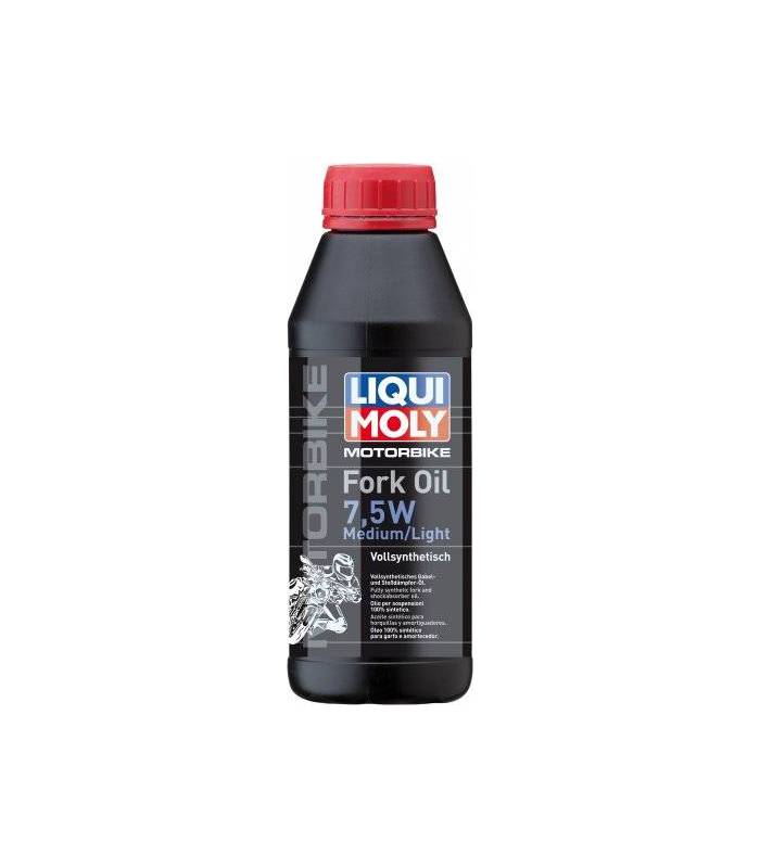 LevneMoto - LIQUI MOLY Motorbike Fork Oil 7,5W medium/light - olej do tlumičů pro motocykly 