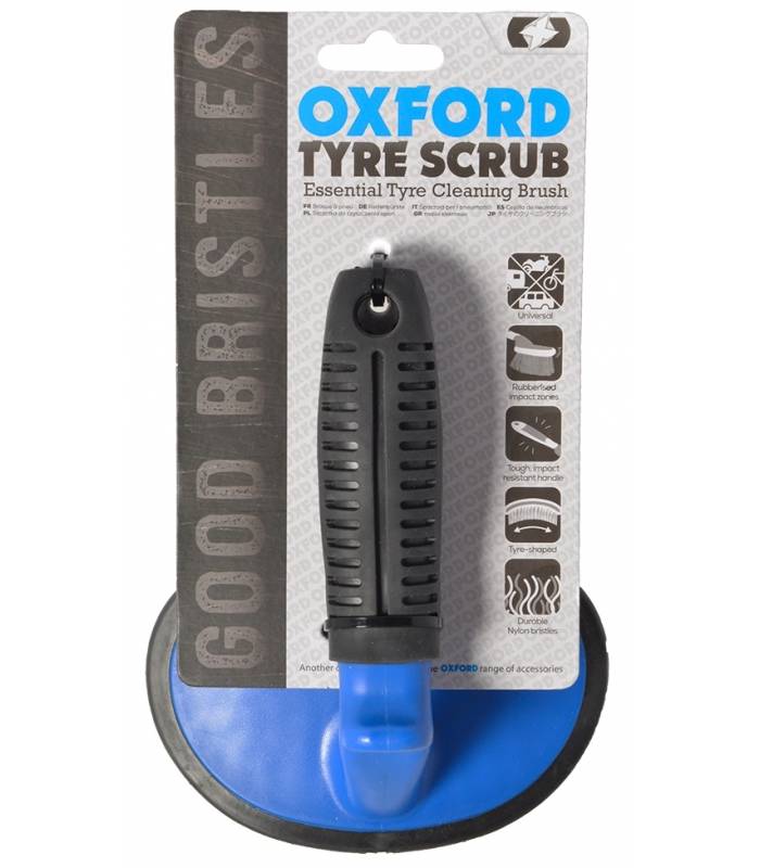 LevneMoto - Kartáč pro čištění pneu, OXFORD - Anglie (štětiny z jemného nylonu)