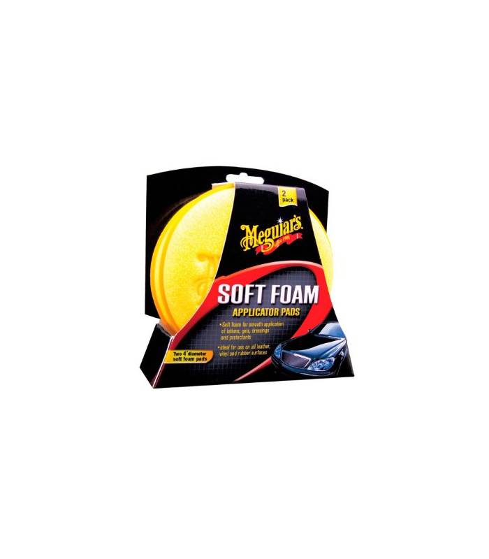 LevneMoto - MEGUIARS Soft foam applicator pads - pěnový aplikační polštářek (2 ks)