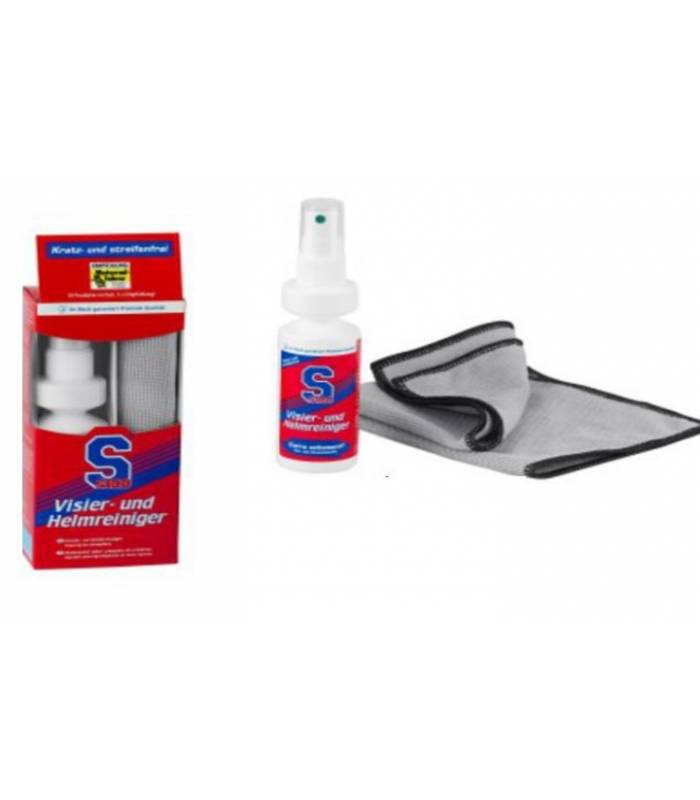 LevneMoto - S100 čistič hledí s mikrovláknovou utěrkou - Visier- und Helmreiniger, inkl. Mik