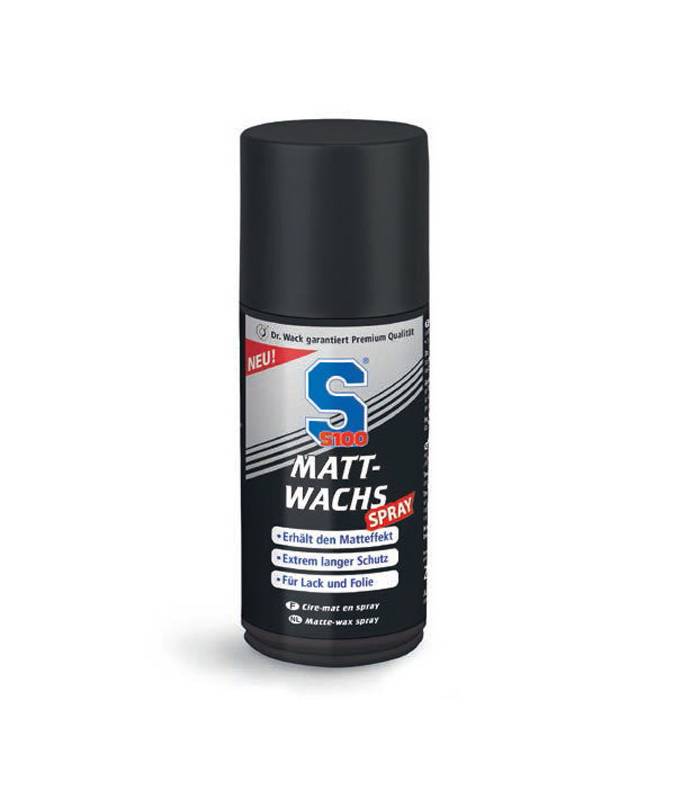LevneMoto - S100 vosk na matné povrchy ve spreji - Matt-Wachs Spray 250ml - Německo