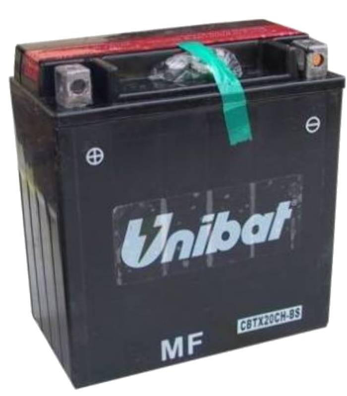 LevneMoto - Motobaterie 12V, CBTX20CH-BS, 18Ah, 270A, bezúdržbová MF AGM 150x87x161, UNIBAT 