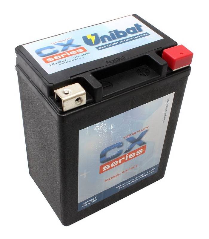 LevneMoto - Motobaterie 12V, CX15-3, 13Ah, 245A, inovativní AGM technologie 134x89x164, UNIB