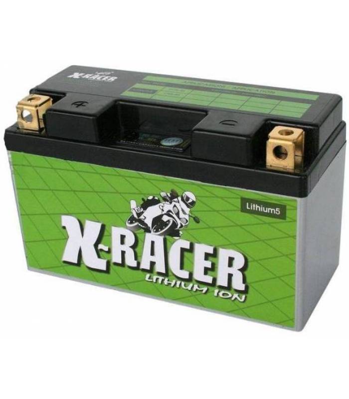 LevneMoto - Lithiová baterie 5 X-RACER  12V, 15Ah, 190A, hmotnost 0.7kg, 150x65x92mm nahrazu
