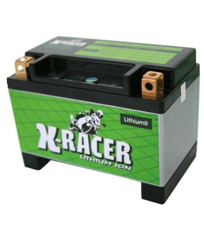 LevneMoto - Lithiová baterie 9 X-RACER  12V, 18Ah, 210A, hmotnost 0.9kg, 150x87x93mm nahrazu