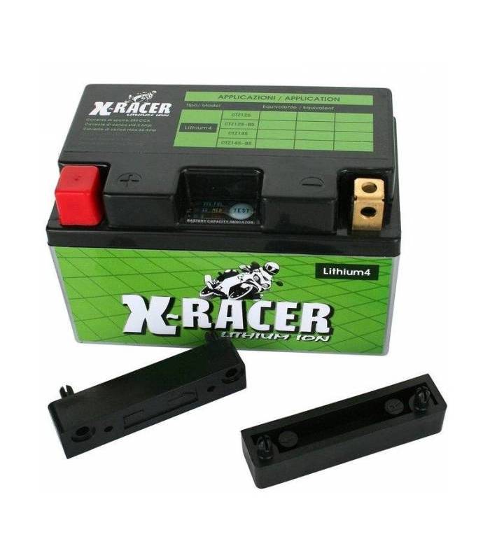 LevneMoto - Lithiová baterie 4 X-RACER  12V, 22Ah, 290A, hmotnost 1.1kg, 150x87x93mm nahrazu