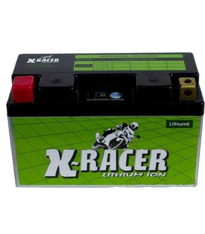 LevneMoto - Lithiová baterie 6 X-RACER  12V, 20Ah, 290A,  hmotnost 1.1kg, 150x65x92mm nahraz