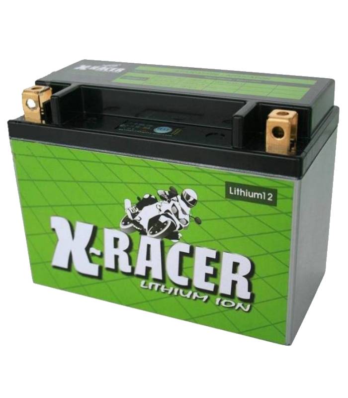 LevneMoto - Lithiová baterie 12 X-RACER  12V, 24Ah, 380A, hmotnost 1.7kg, 175x87x130mm nahra