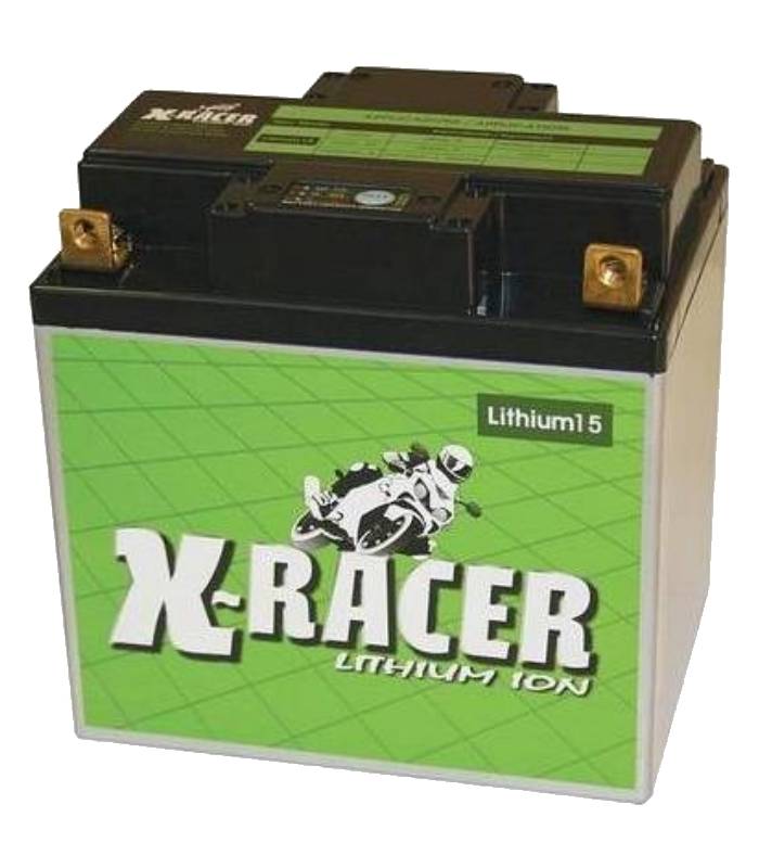 LevneMoto - Lithiová baterie 15 X-RACER  12V, 32Ah, 540A, hmotnost 2kg, 167x124x163mm nahraz