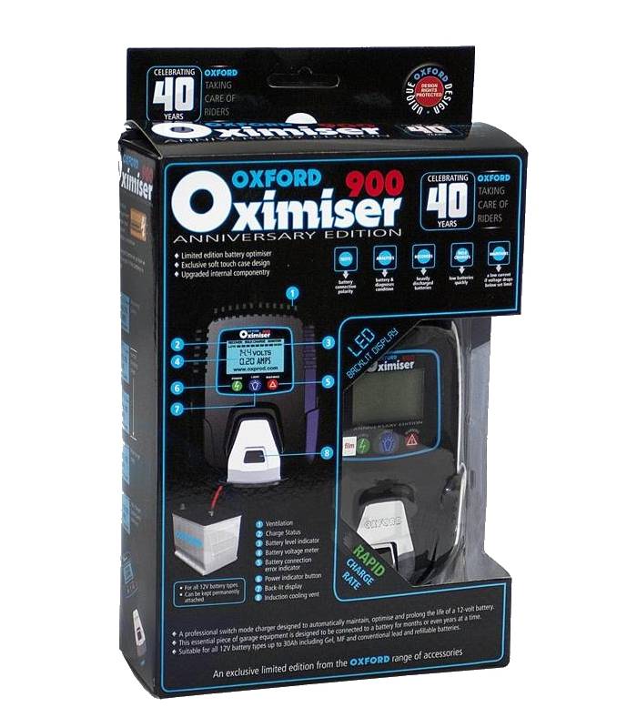 LevneMoto - Nabíječka OXFORD Oximiser 900 - Black edition