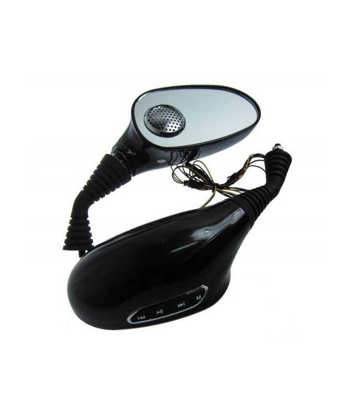 LevneMoto - Zrcátka s  reproduktory, rádiem a MP3 přehrávačem