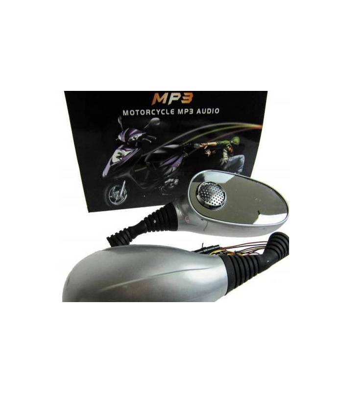 LevneMoto - Zrcátka s  reproduktory, rádiem a MP3 přehrávačem