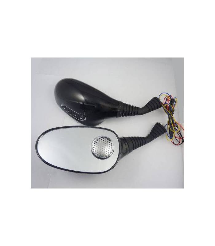 LevneMoto - Zrcátka s  reproduktory, rádiem a MP3 přehrávačem