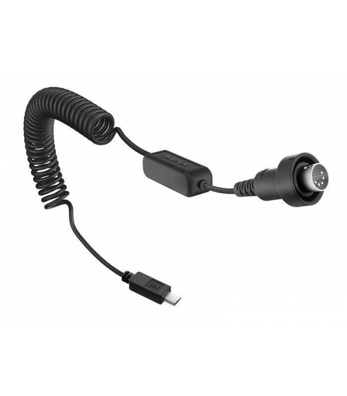 LevneMoto - Dobíjecí kabel do autozásuvky (DIN 5V - microUSB), SENA