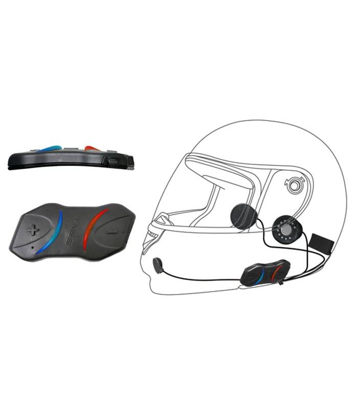 LevneMoto - Bluetooth handsfree headset SMH10R (dosah 0,9 km), SENA