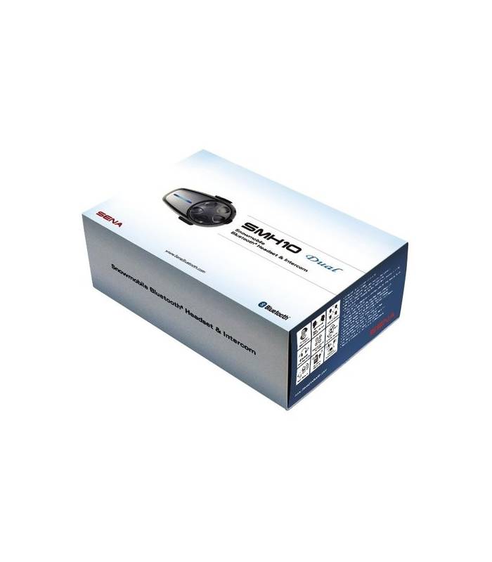 LevneMoto - Bluetooth handsfree headset 10S (dosah 1,6 km), SENA (sada 2 jednotek)