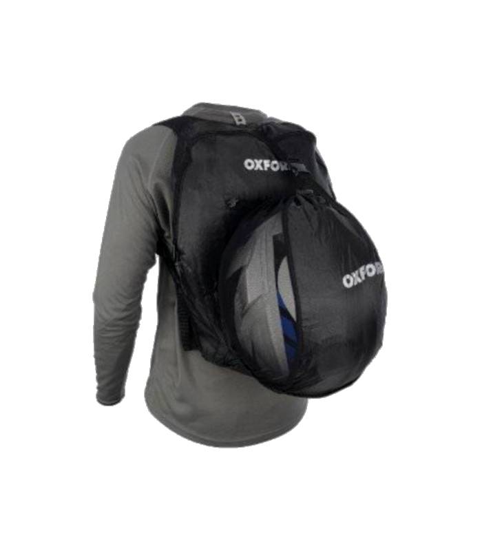 LevneMoto - Ochranný batoh na přilbu X Handy Sack, OXFORD - Anglie (černý, objem 1,5l)