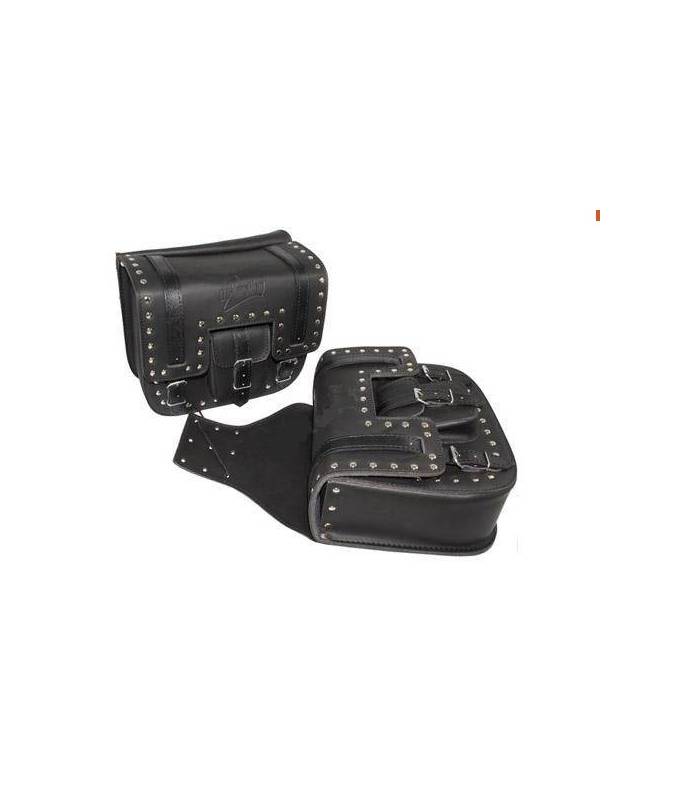 LevneMoto - Boční kožené brašny na motocykl Sunway SW2