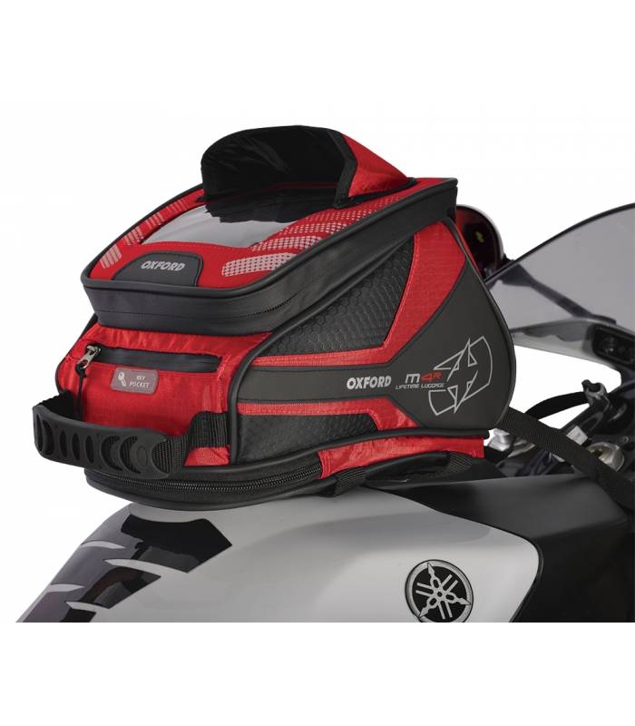 LevneMoto - Tankbag a brašna na sedlo M4R Tank 'n' Tailer, OXFORD - Anglie (červený, s magne