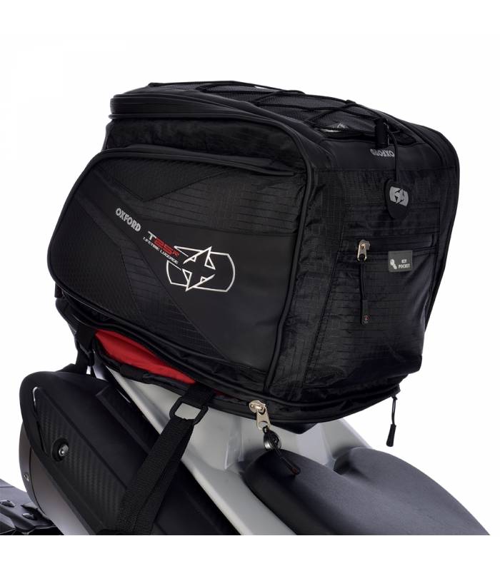 LevneMoto - Brašna na sedlo spolujezdce T25R Tailpack, OXFORD - Anglie (černá, objem 25l)