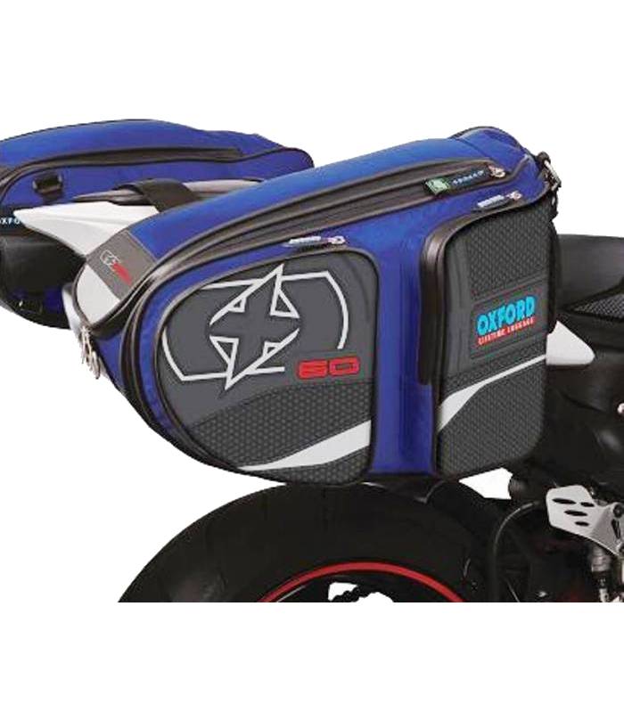 LevneMoto - Boční brašny na motocykl X60 Lifetime 2014, OXFORD - Anglie (modré, objem 60l)
