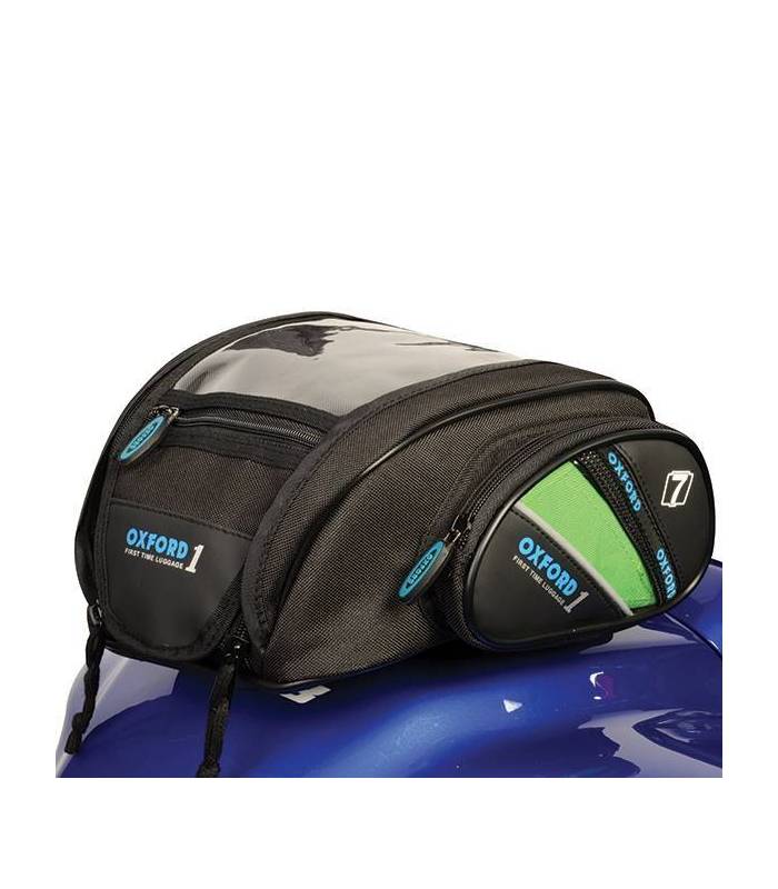 LevneMoto - Tankbag na motocykl 1st Time Mini, OXFORD - Anglie (černý, objem 7l)