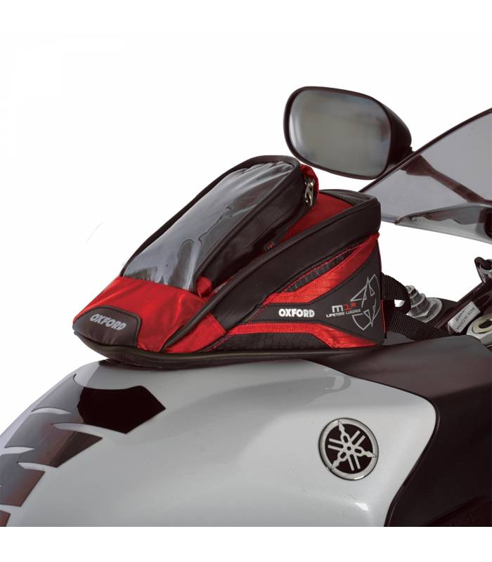 LevneMoto - Tankbag na motocykl M1R Micro 2016, OXFORD - Anglie (červený, objem 1l)